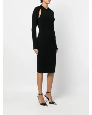 TOM FORD カットアウトリブミディドレス - サムネイル3
