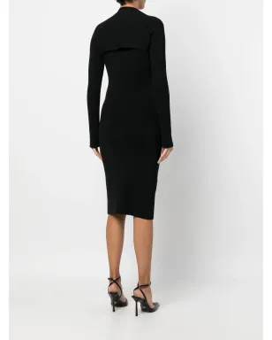 TOM FORD カットアウトリブミディドレス - サムネイル4