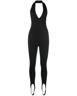 Saint Laurent ホルターネック・オープンバック・ジャンプスーツ - サムネイル1