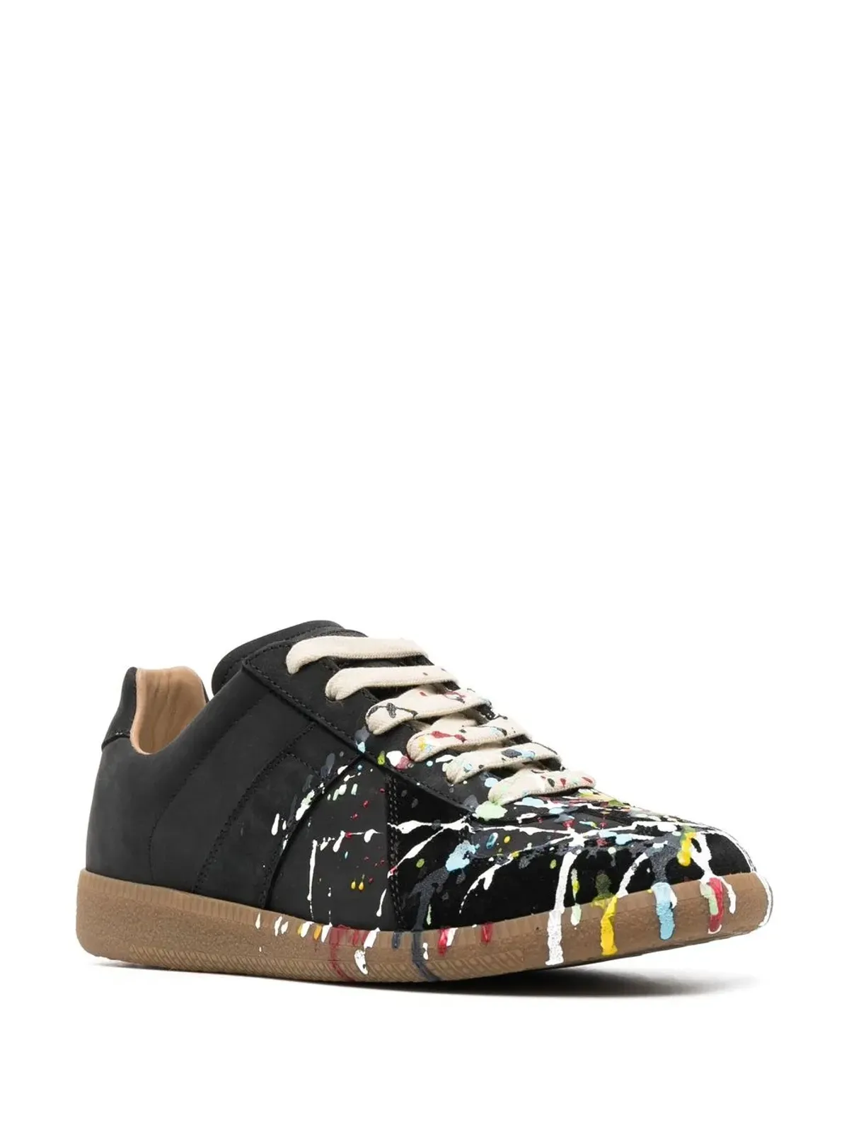 Maison Margiela ペイントレプリカ ロー・トップスニーカー - 画像2