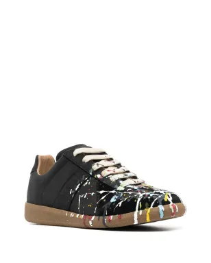 Maison Margiela ペイントレプリカ ロー・トップスニーカー - サムネイル2