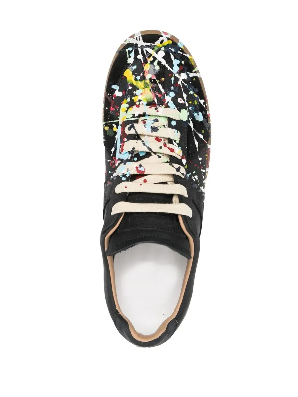 Maison Margiela ペイントレプリカ ロー・トップスニーカー - 画像4