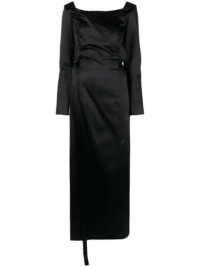 LITKOVSKA LITKOVSKA レースアップディテール マキシドレスの商品画像