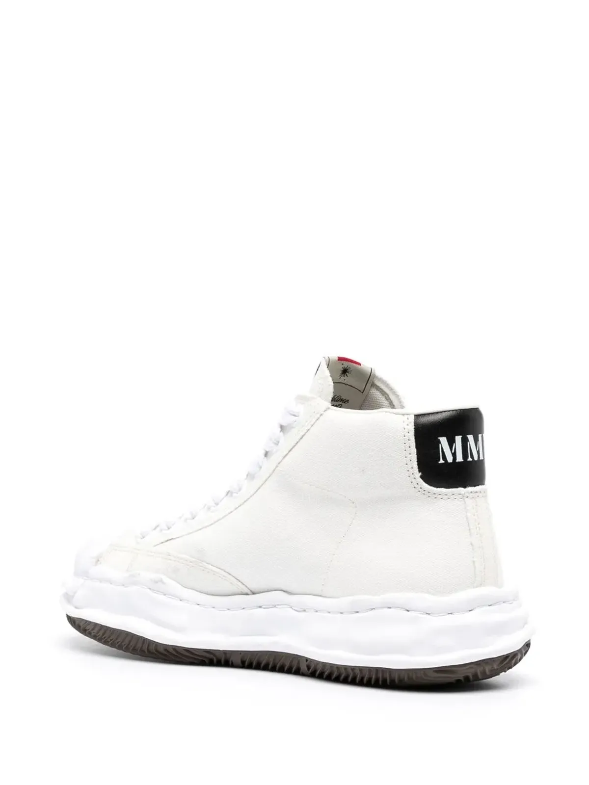 Maison MIHARA YASUHIRO ブレイキー ミッドトップスニーカー - 画像3