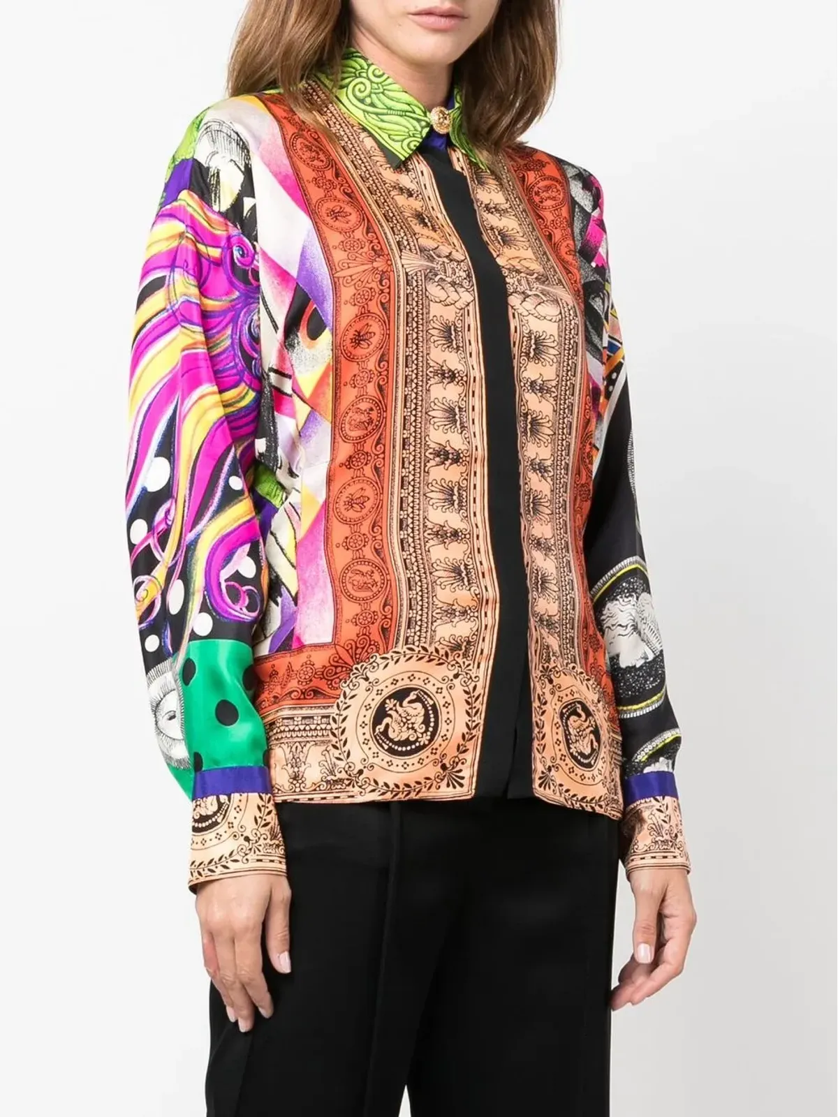 Versace Pre-Owned - シルクシャツ - 画像3