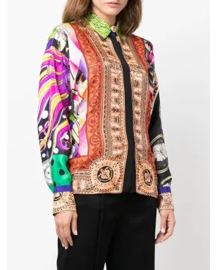 Versace Pre-Owned - シルクシャツ - サムネイル3