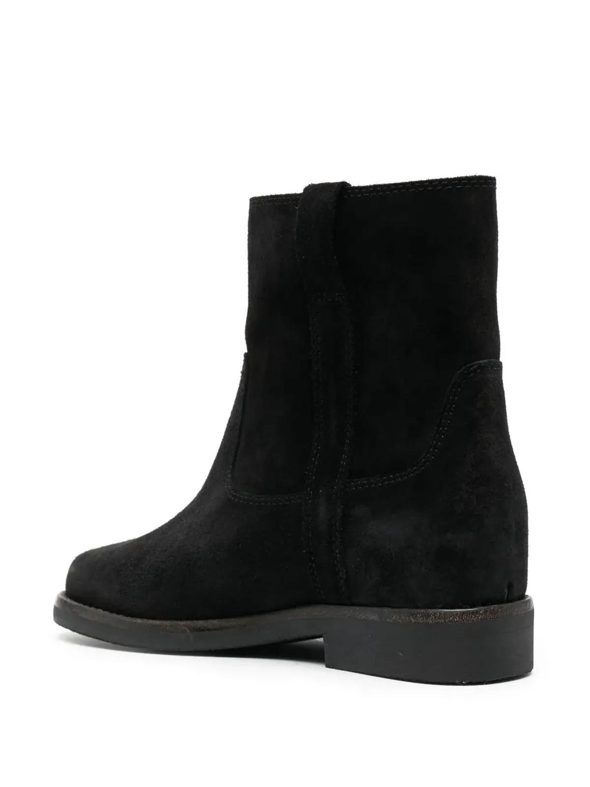 ISABEL MARANT スエード アンクルブーツ ブラック - 画像3