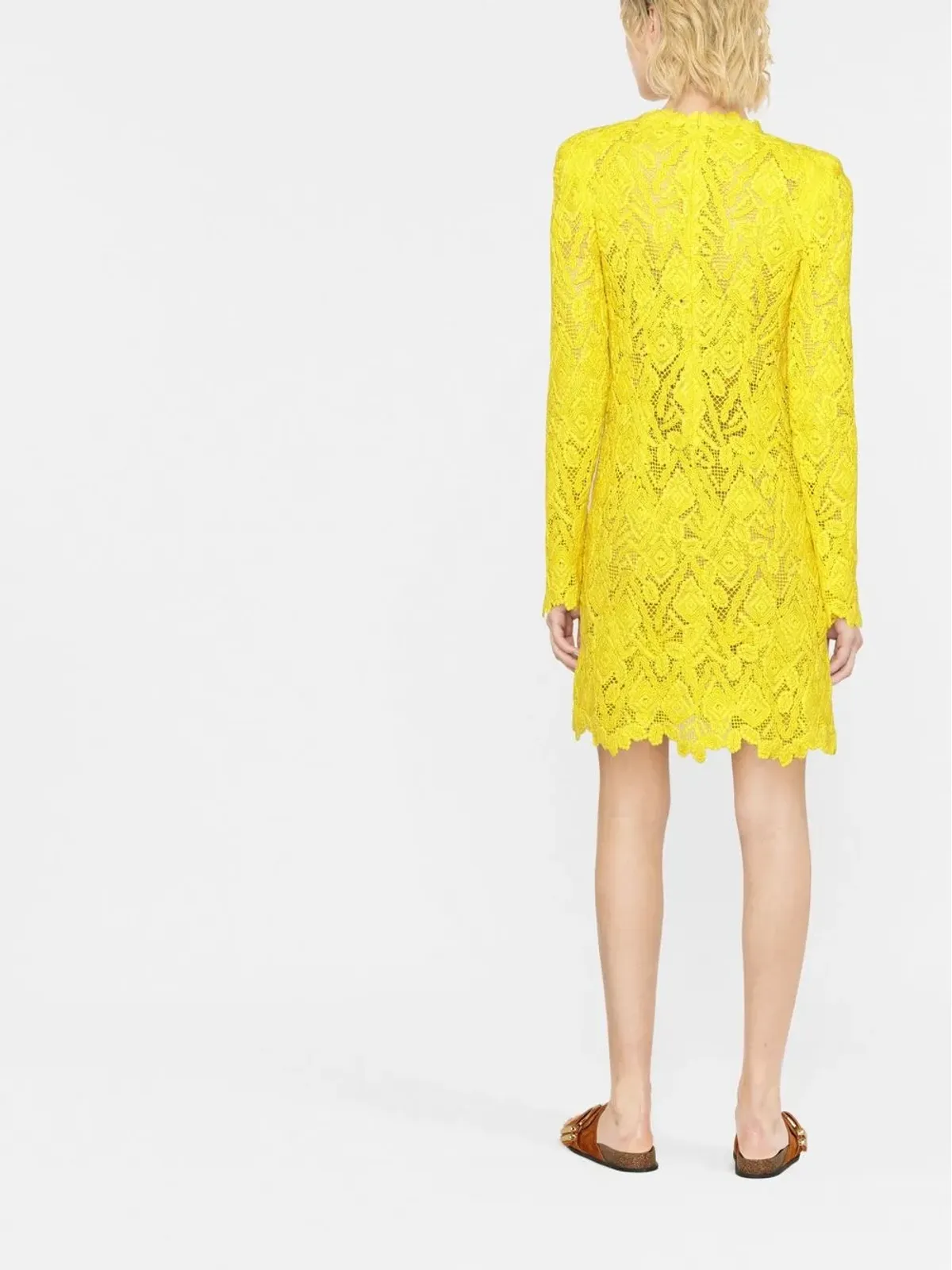 Ermanno Scervino 刺繍レースのシャツドレス - 画像3