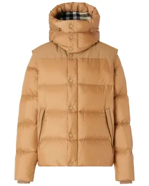 Burberry 取り外し可能な袖のフード付きダウンジャケット - サムネイル1