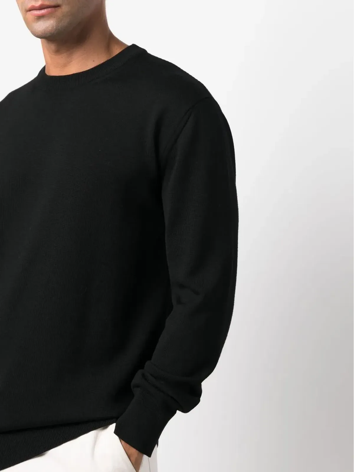 Jil Sander ウール クルーネック ジャンパー - 画像5