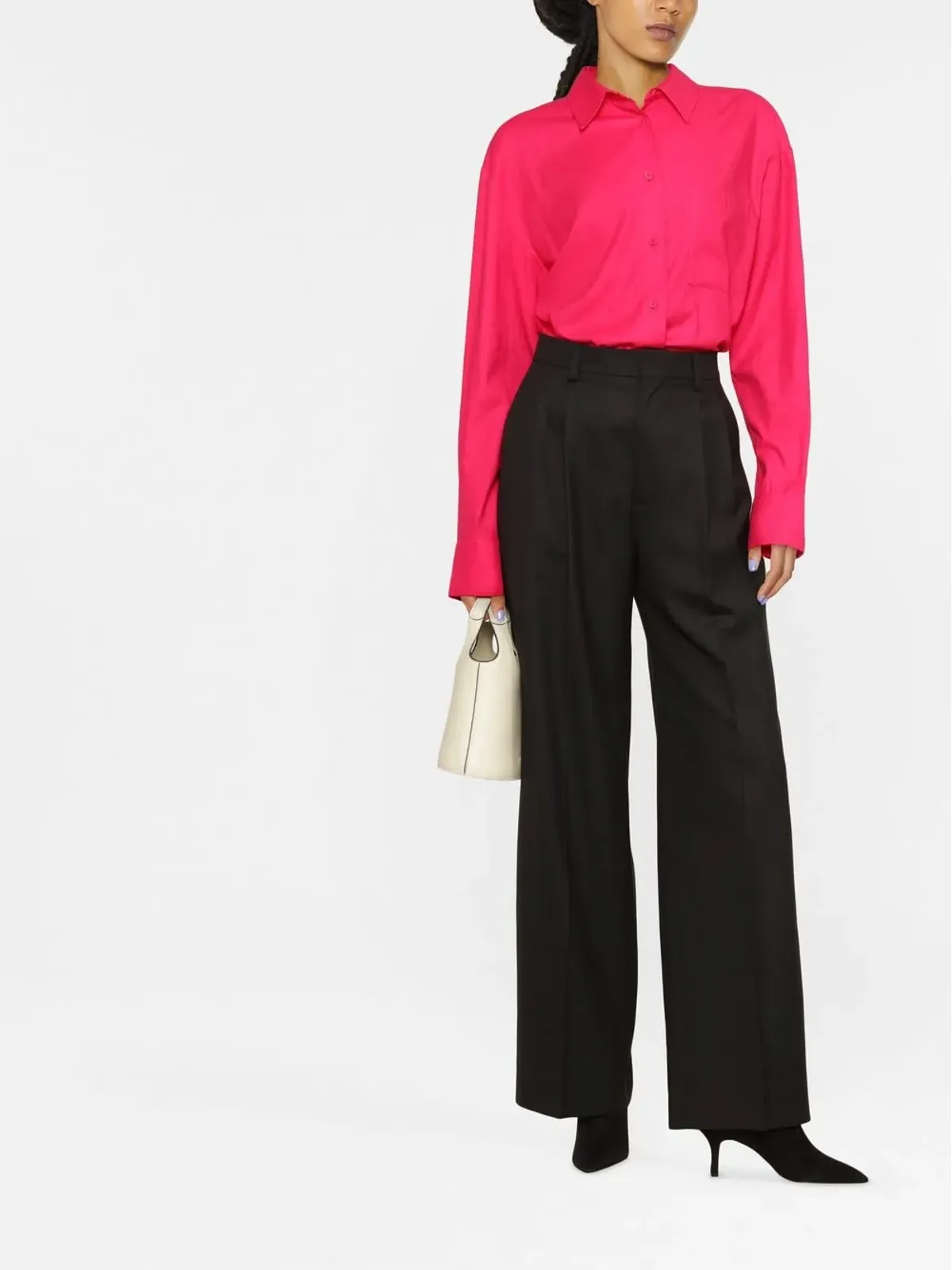Filippa K ダーシー ウール パラッツォパンツ - 画像2
