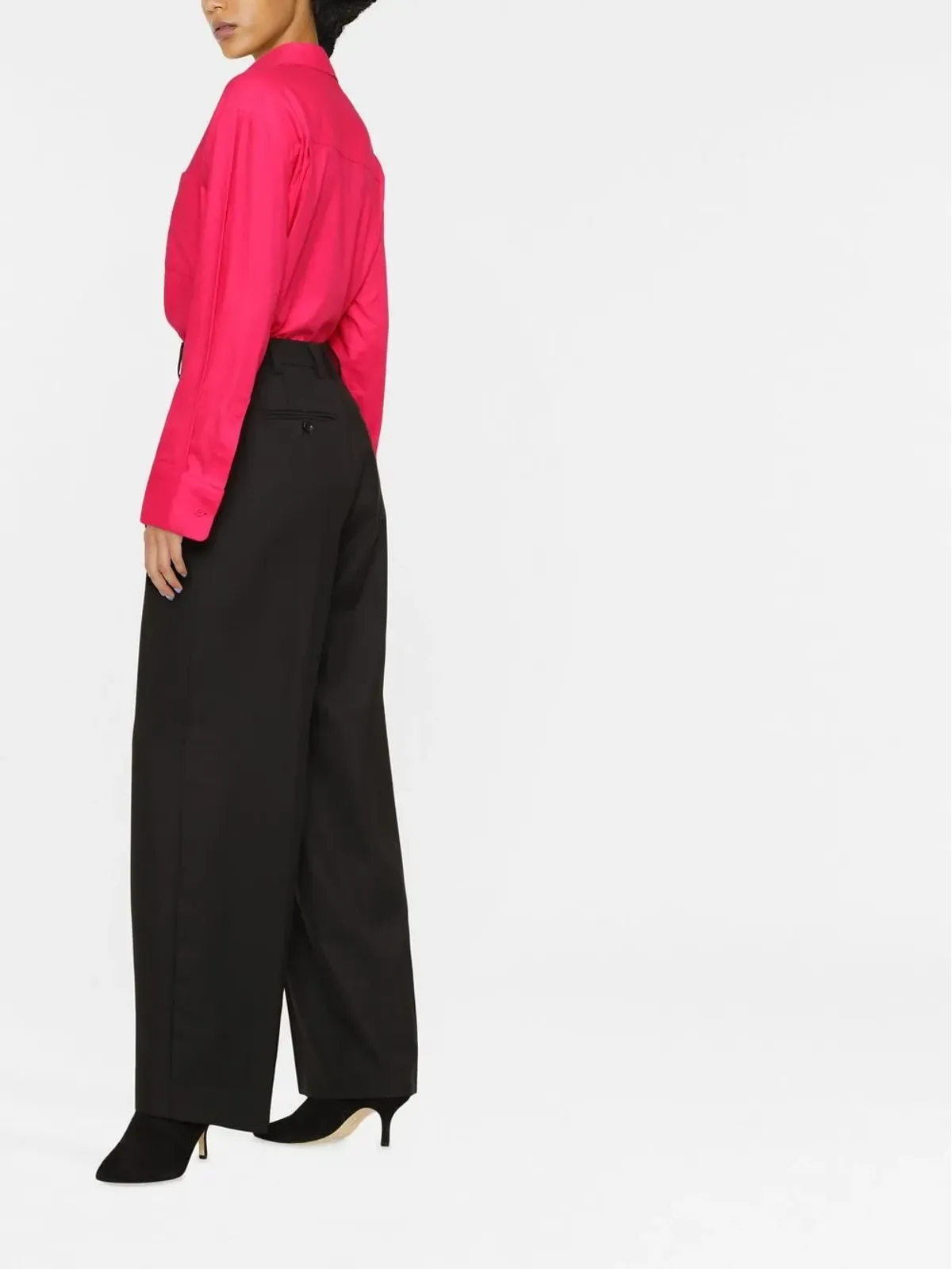 Filippa K ダーシー ウール パラッツォパンツ - 画像3