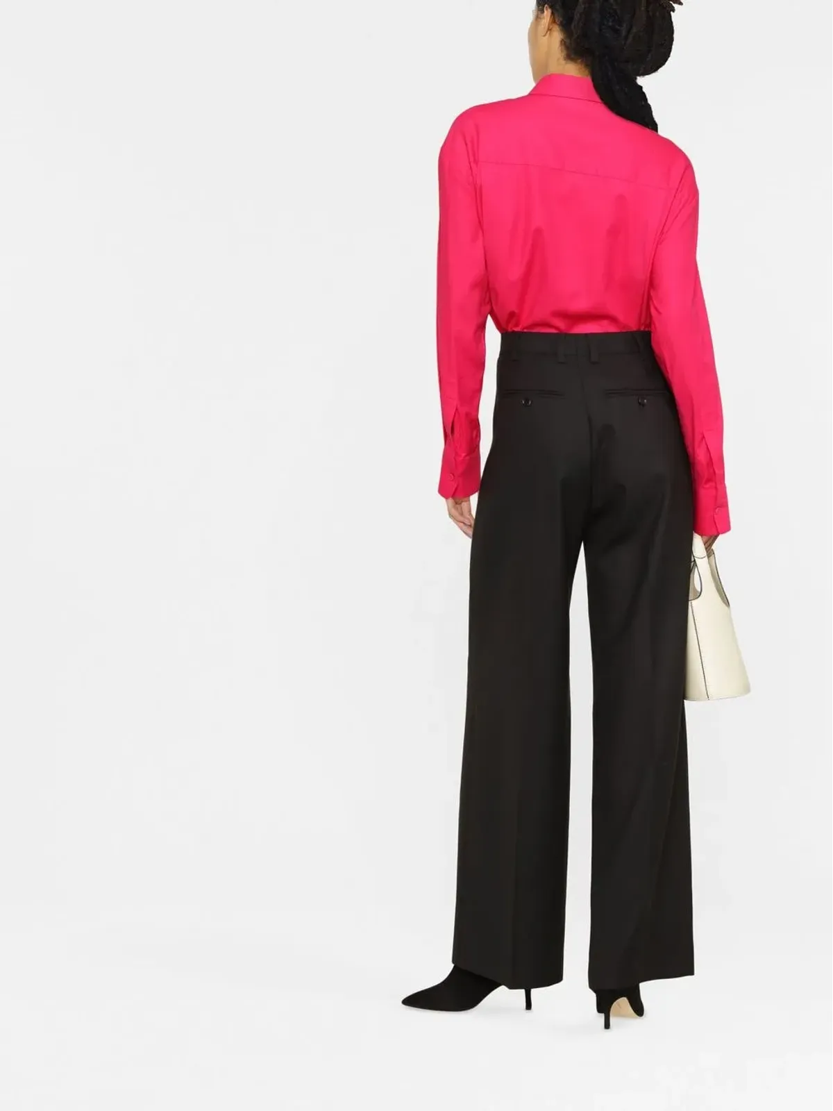Filippa K ダーシー ウール パラッツォパンツ - 画像4