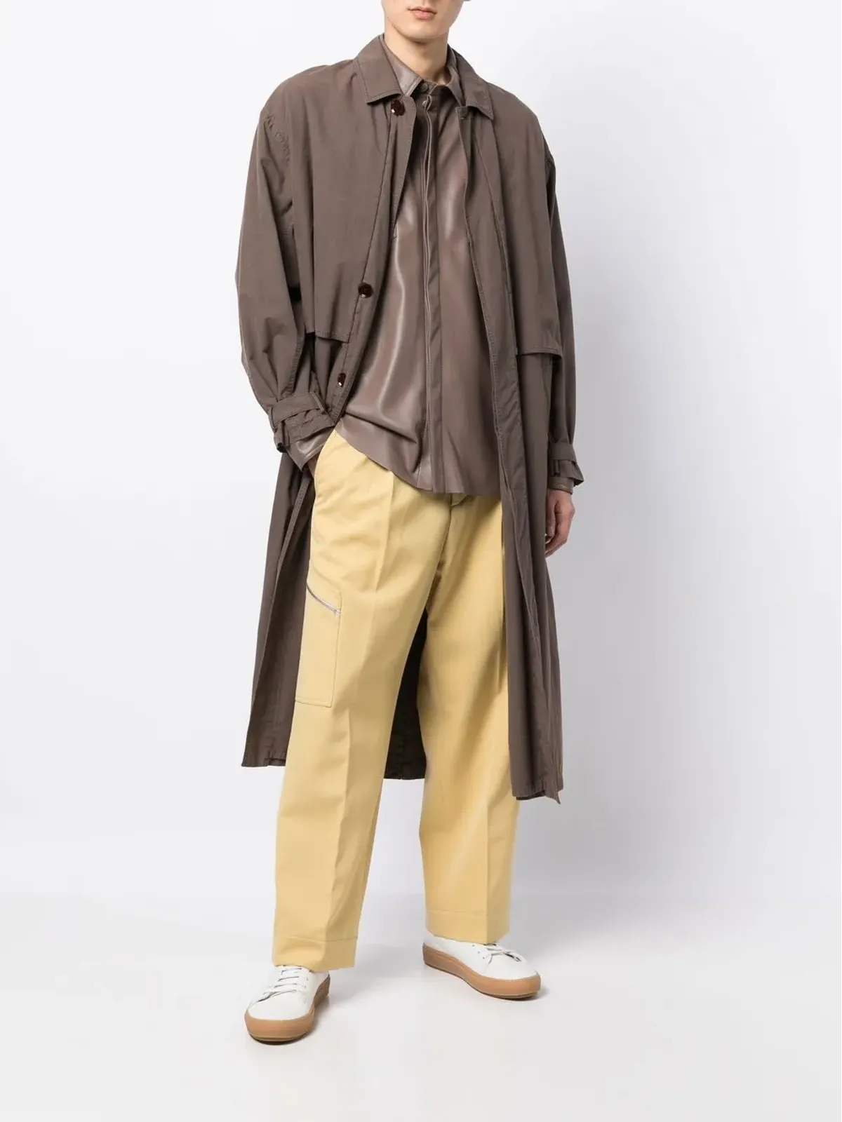 OAMC ストレートレッグ プレスドプリーツパンツ - 画像2