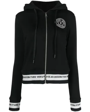 Versace Jeans Couture ロゴ刺繍ジップアップパーカー - サムネイル1