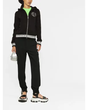 Versace Jeans Couture ロゴ刺繍ジップアップパーカー - サムネイル2