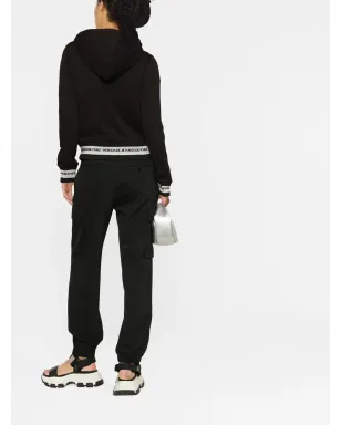 Versace Jeans Couture ロゴ刺繍ジップアップパーカー - サムネイル4