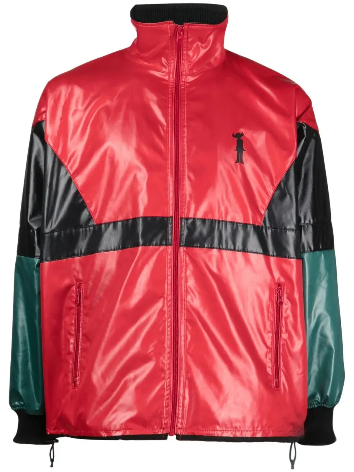 Junya Watanabe MAN カラーブロックプリント ウィンドブレーカー - 画像1