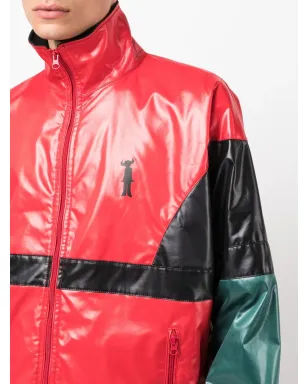 Junya Watanabe MAN カラーブロックプリント ウィンドブレーカー - サムネイル5