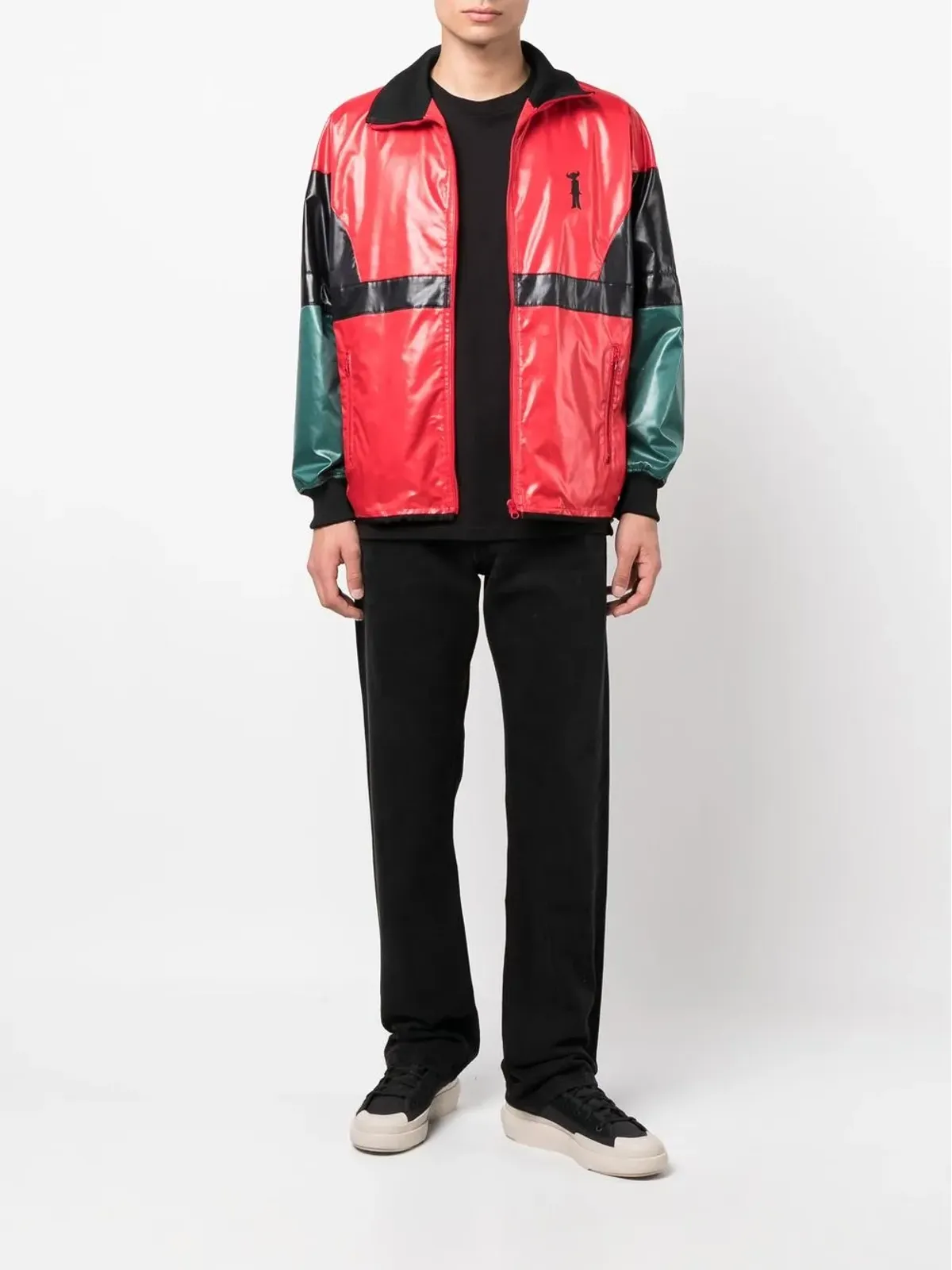 Junya Watanabe MAN カラーブロックプリント ウィンドブレーカー - 画像2