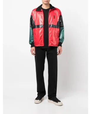 Junya Watanabe MAN カラーブロックプリント ウィンドブレーカー - サムネイル2