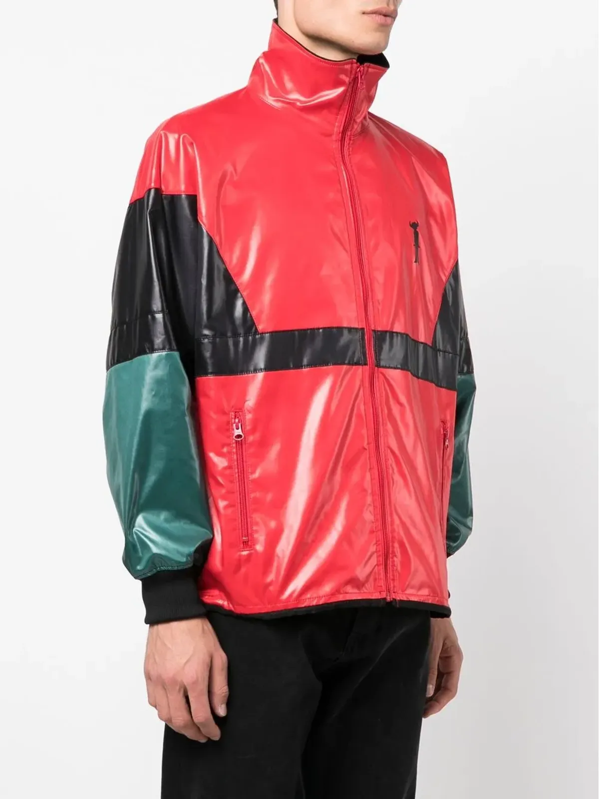 Junya Watanabe MAN カラーブロックプリント ウィンドブレーカー - 画像3