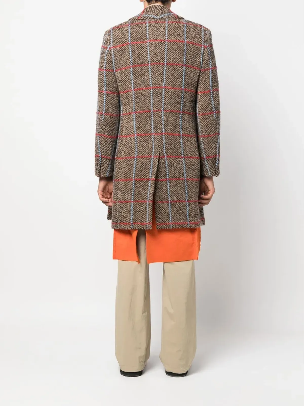 Comme des Garçons Homme Plus ヘリンボーン柄コート - 画像4