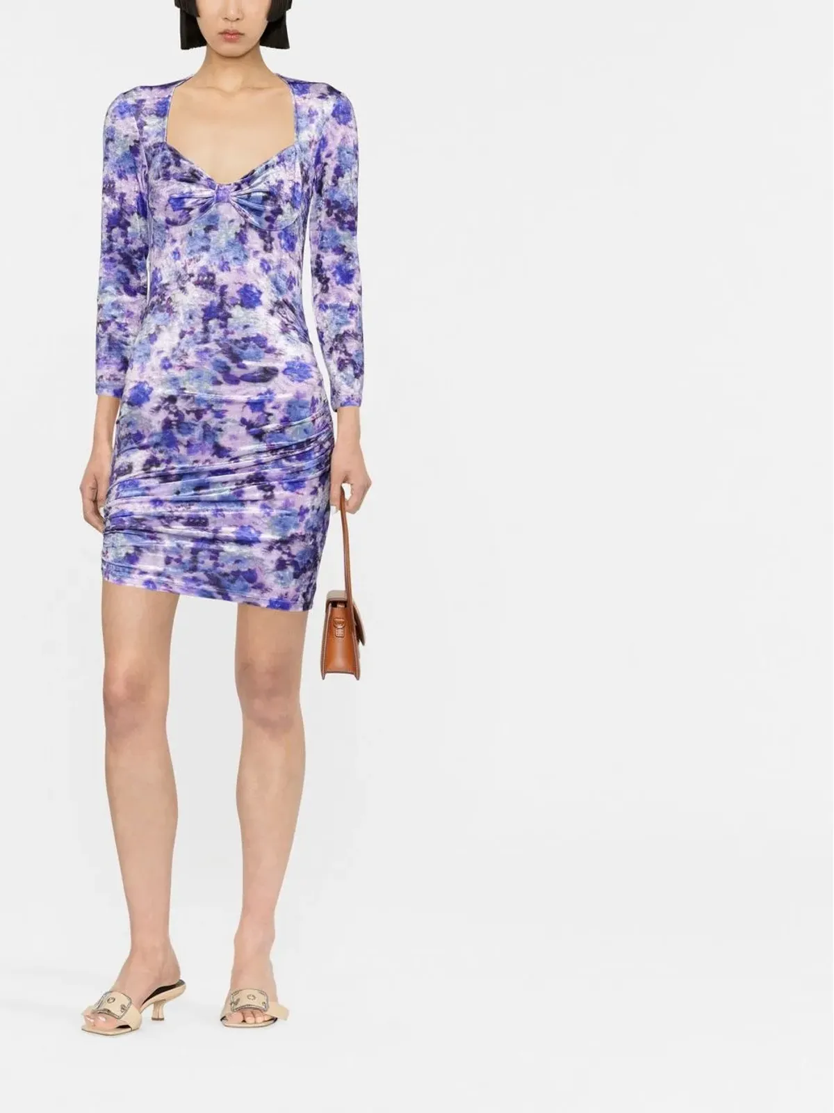 ISABEL MARANT 花柄プリントのミニドレス - 画像2