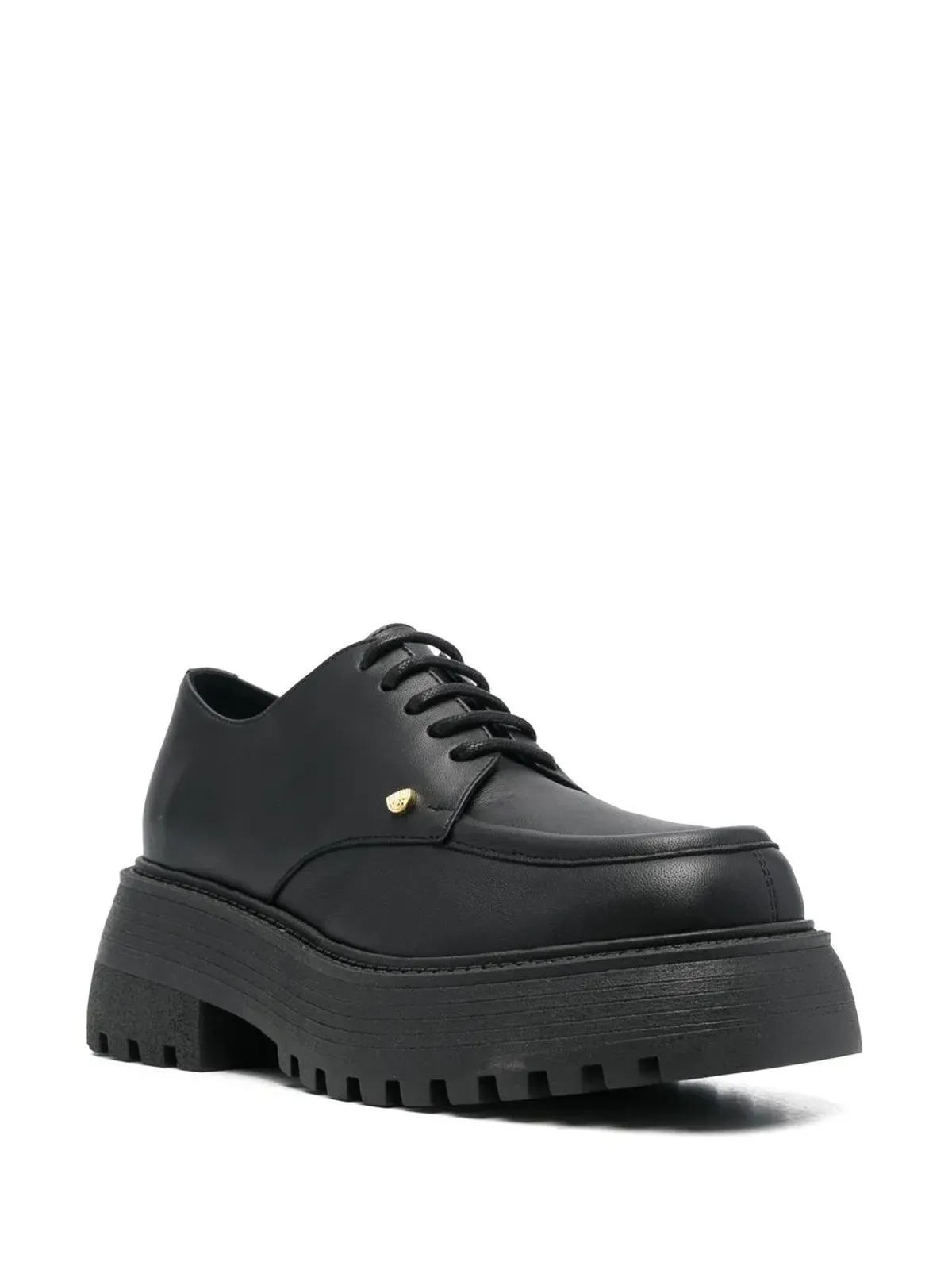 Chiara Ferragni chunky lace-up loafers - Black - 画像2