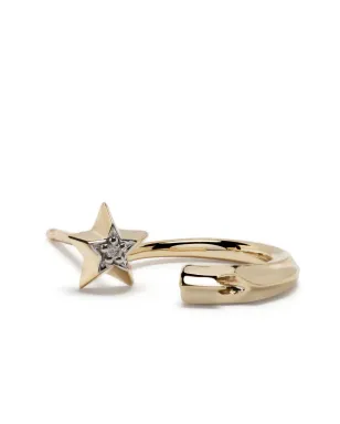 Adina Reyter 14K イエローゴールド シューティングスター ダイヤモンド ピアス - サムネイル3