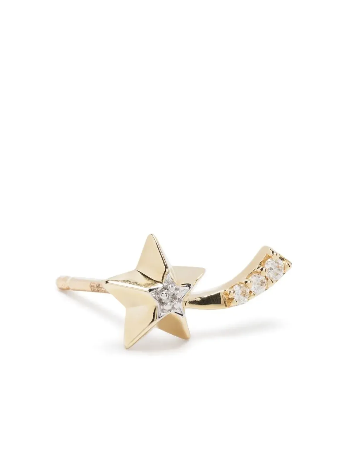 Adina Reyter 14kt イエローゴールド Shooting Star スタッドピアス - 画像3