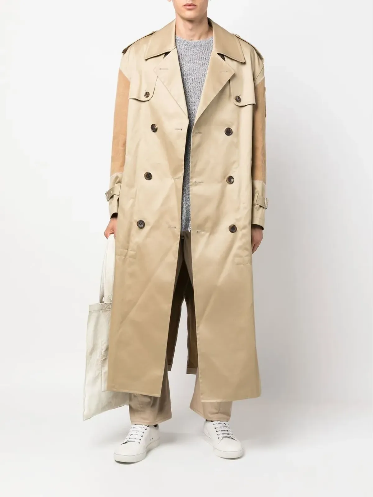 Junya Watanabe MAN パネルド トレンチコート - 画像2