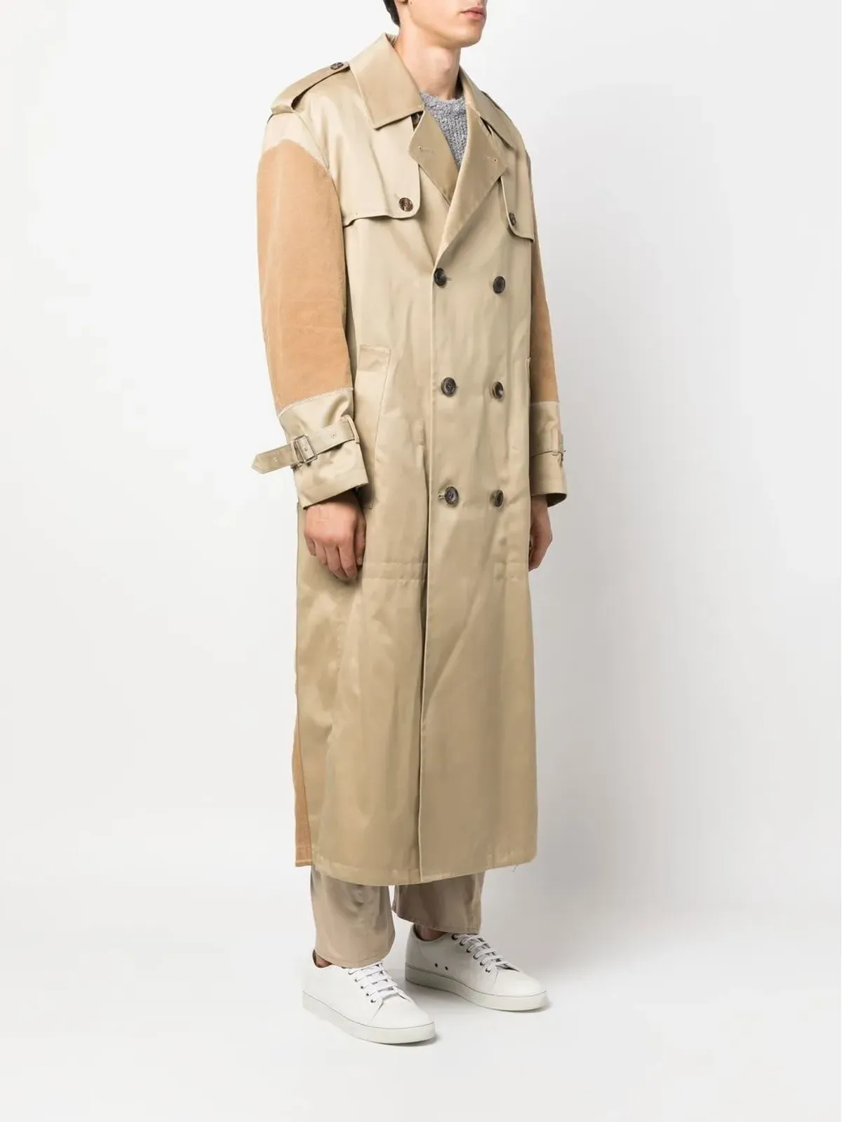 Junya Watanabe MAN パネルド トレンチコート - 画像3