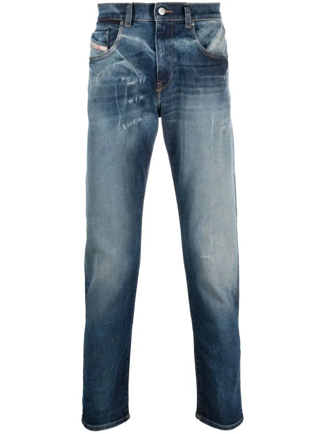 Diesel Diesel D-Strukt スリムカットジーンズ ブルーの商品画像