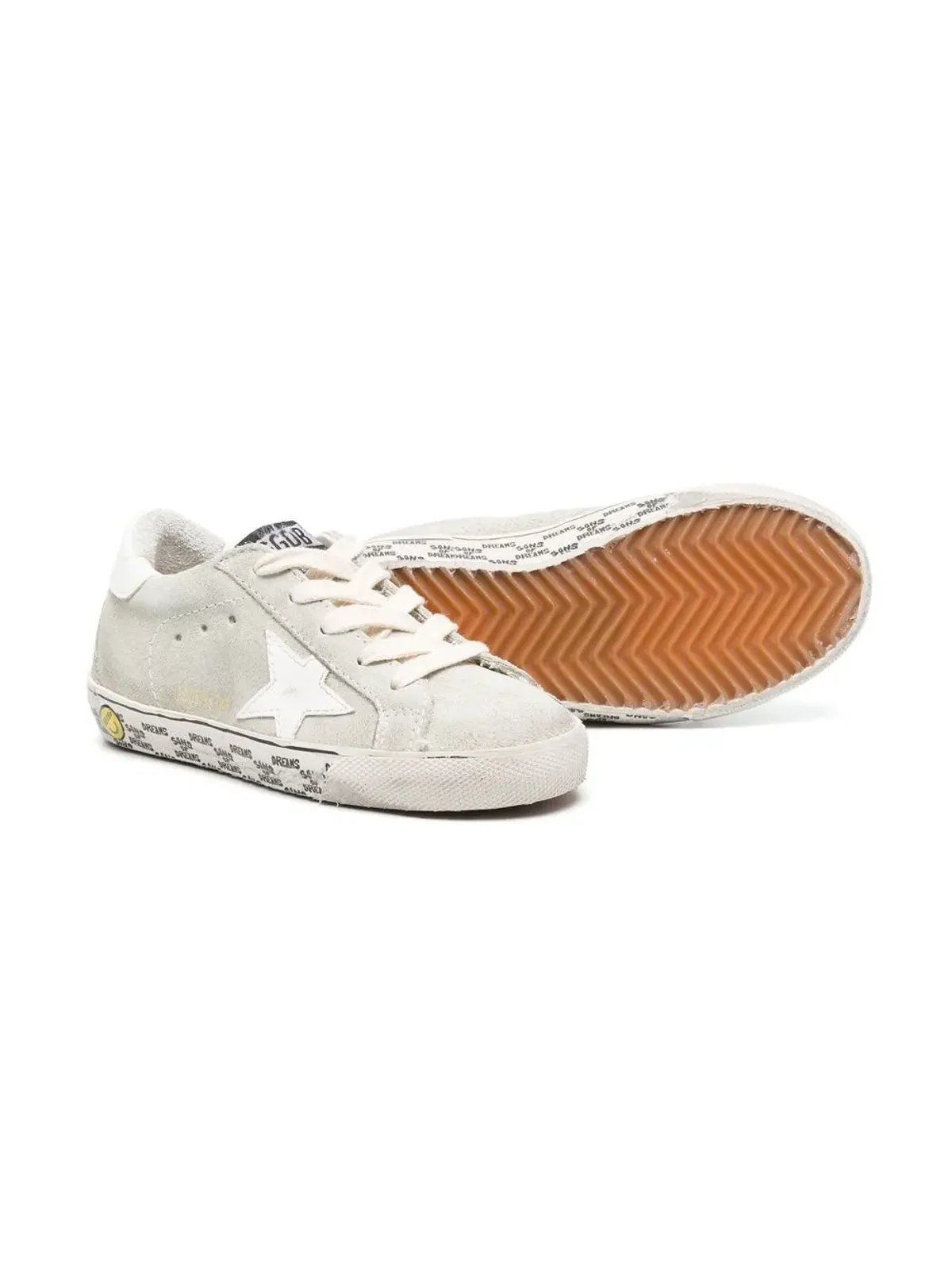 Golden Goose Kids レースアップ ロゴパッチ スニーカー - White - 画像2