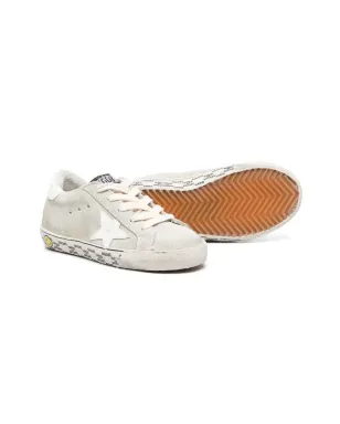 Golden Goose Kids レースアップ ロゴパッチ スニーカー - White - サムネイル2