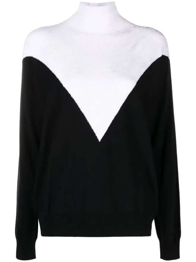 Emporio Armani Emporio Armani 二色編みニットセーターの商品画像