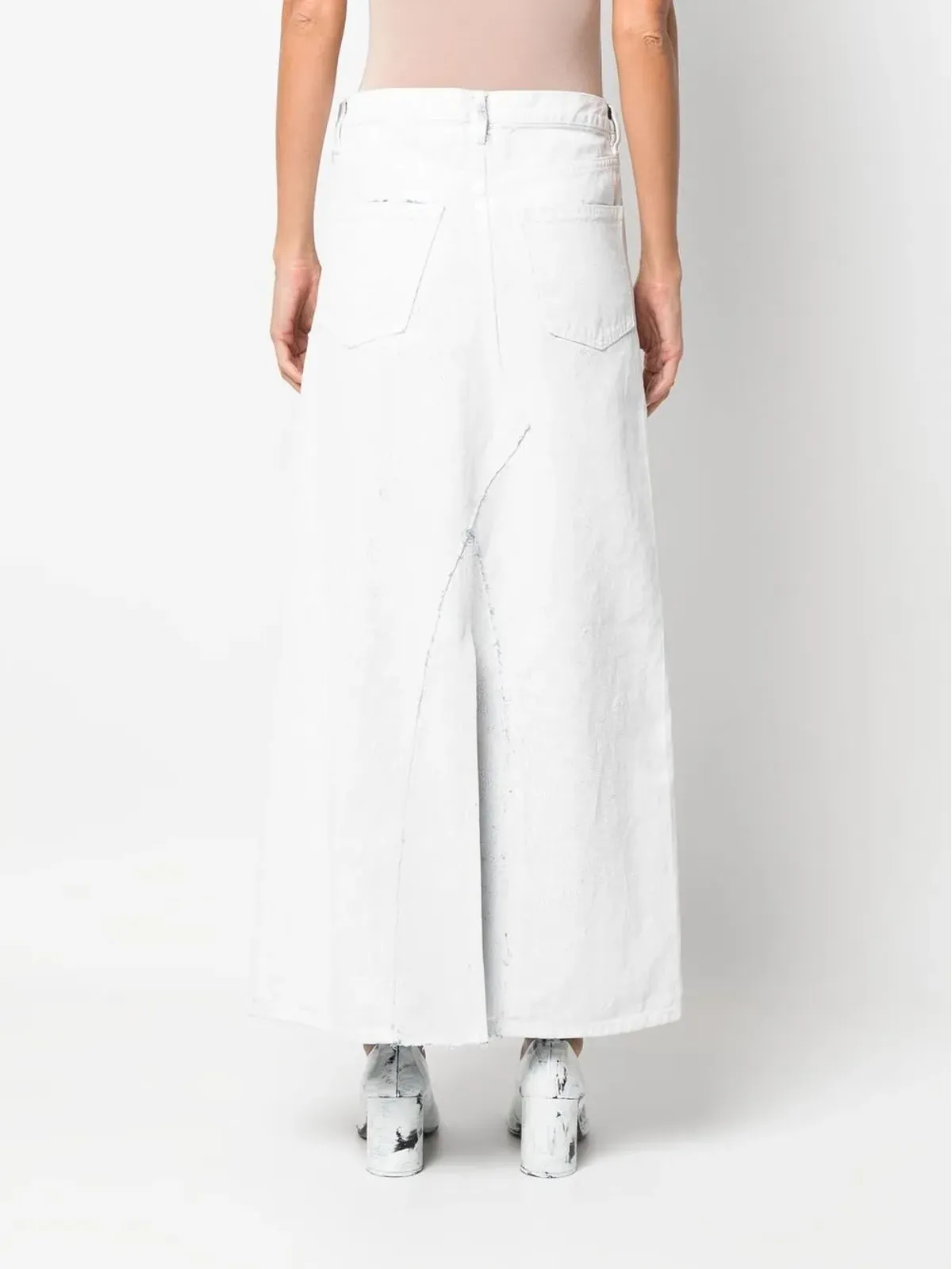 Maison Margiela ハイウエストデニムスカート - 画像4