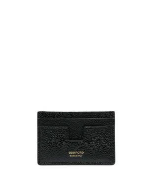 TOM FORD ロゴプリント レザー カードホルダー - サムネイル1