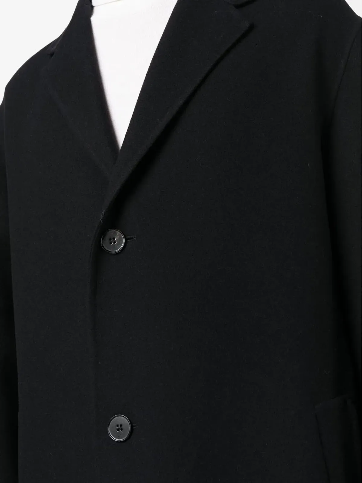 Jil Sander ノッチドカラー ボタンアップ コート - ブルー - 画像5