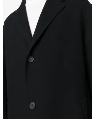Jil Sander ノッチドカラー ボタンアップ コート - ブルー - サムネイル5