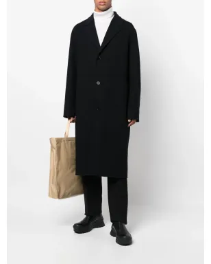 Jil Sander ノッチドカラー ボタンアップ コート - ブルー - サムネイル2