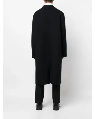 Jil Sander ノッチドカラー ボタンアップ コート - ブルー - サムネイル4