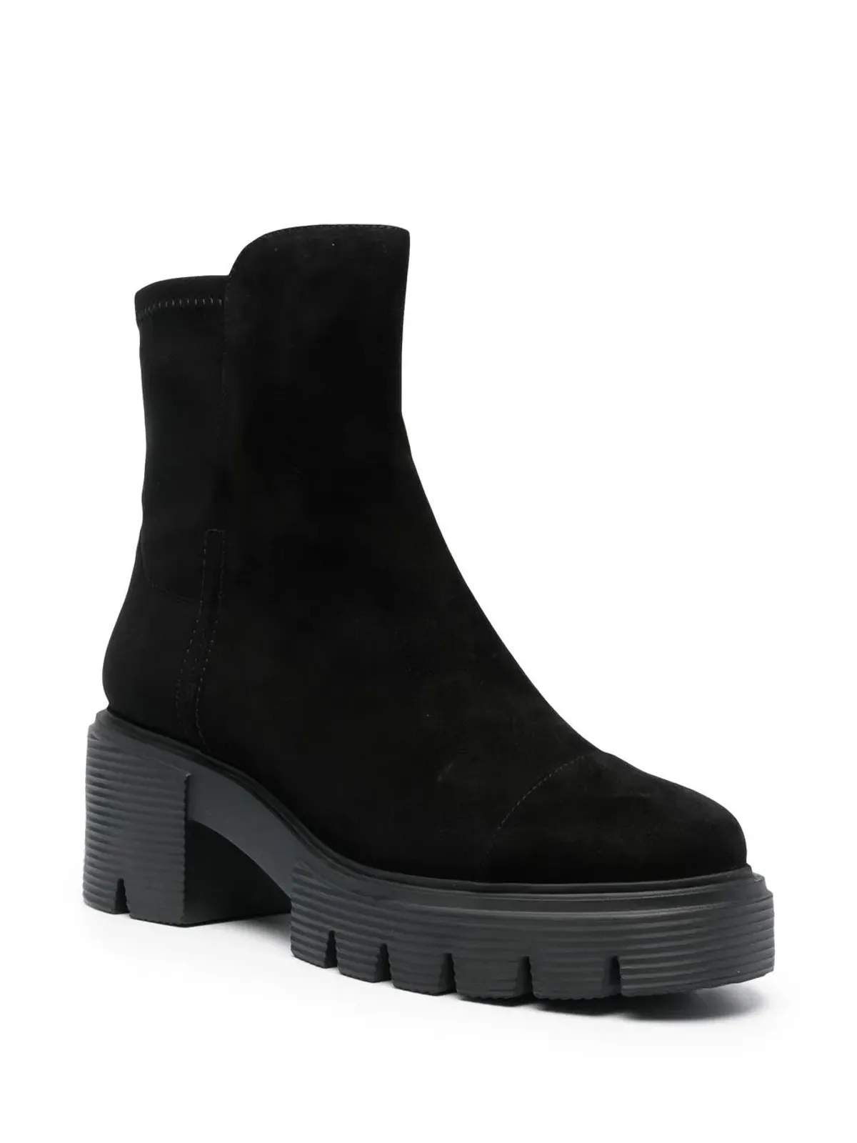 Stuart Weitzman チャンキー スエード ブーツ - 画像2