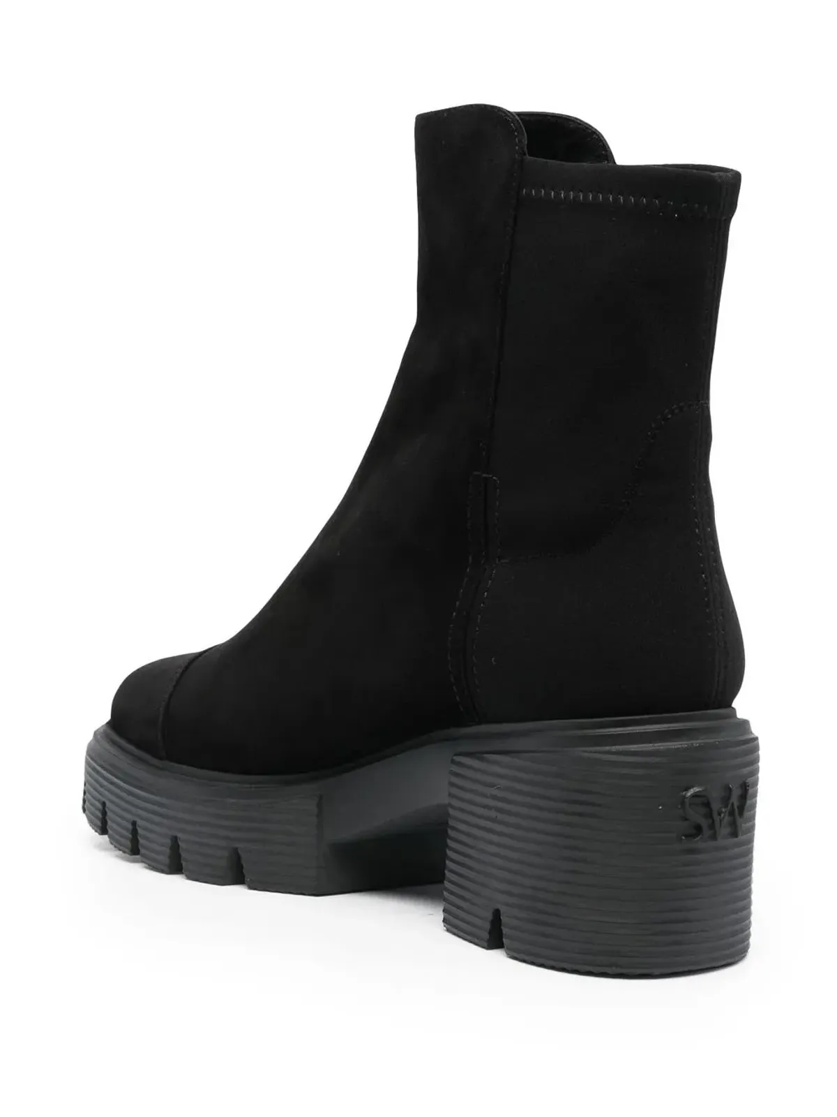 Stuart Weitzman チャンキー スエード ブーツ - 画像3