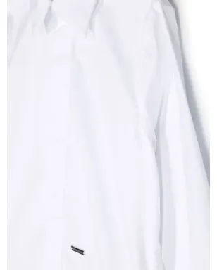 DSQUARED2 KIDS ロゴプレート長袖シャツ - White - サムネイル3