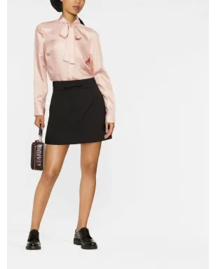 RED Valentino リボンディテール ミニスコート - Black - サムネイル2