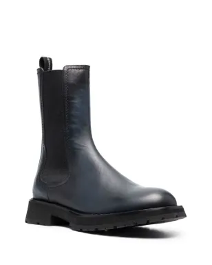 Alexander McQueen レザー チェルシーブーツ - ブルー - サムネイル2