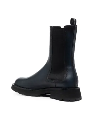 Alexander McQueen レザー チェルシーブーツ - ブルー - サムネイル3