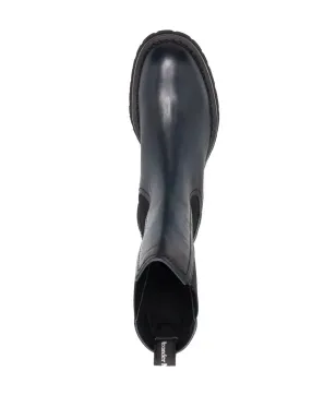 Alexander McQueen レザー チェルシーブーツ - ブルー - サムネイル4